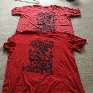 Red Graphic T-Shirts Xxl